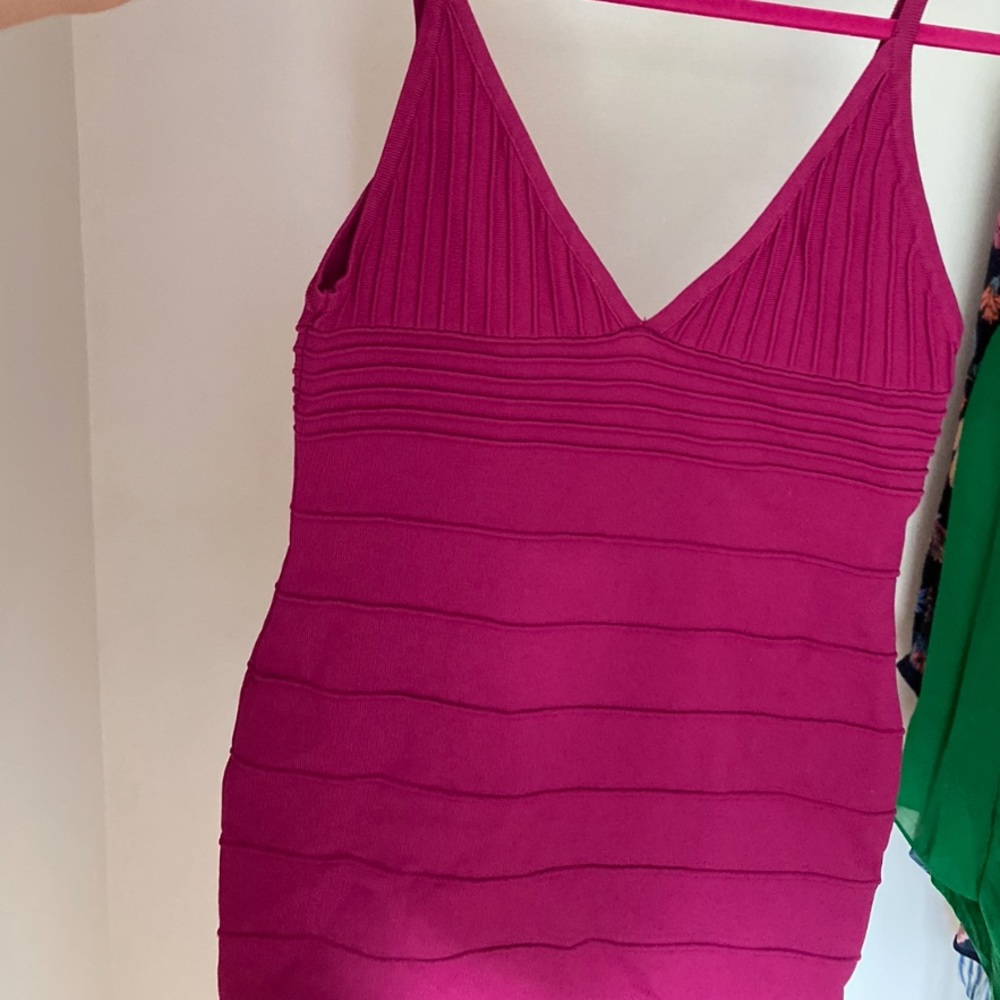 WOW Couture Hot Pink Bandage Mini Dress